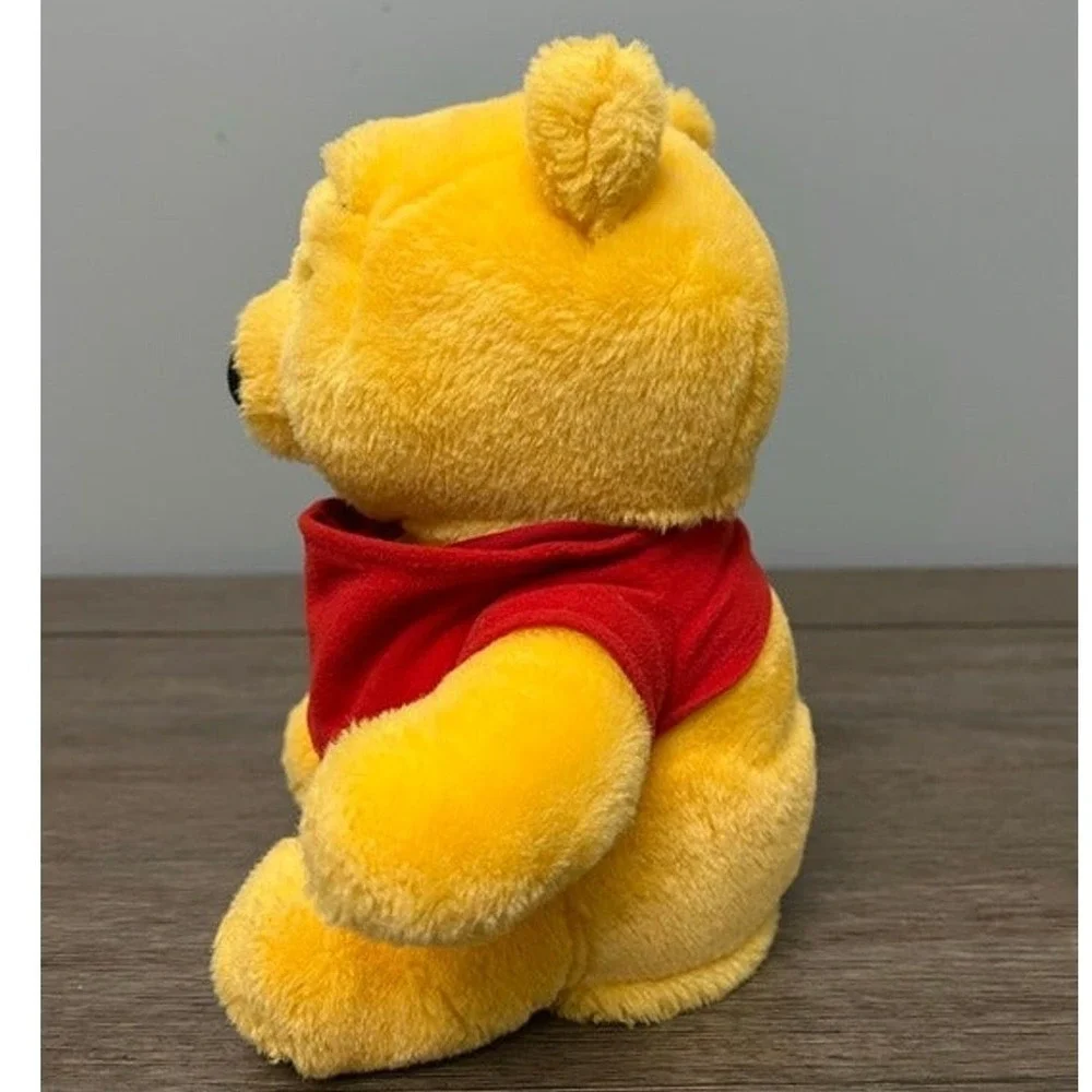 Disney‎ Winnie the Pooh Plush 1999 Mattel Vintage Stuffed Animal Toy Red Shirt